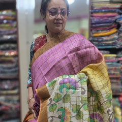 Tussar Kalamkari Painting