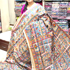 Tussar Madhubani Painting